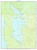 Ozette Lake 1984 - Custom USGS Old Topo Map - Washington State Ozette Lake 1984 - Custom USGS Old Topo Map - Washington State
