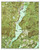Schroon Lake 1953 - Custom USGS Old Topo Map - New York - Eastern Lakes