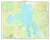 Yellowstone Lake 1986  - Custom USGS Old Topo Map - Wyoming