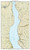 Cayuga Lake and Seneca Falls 1943 - Custom USGS Old Topo Map - New York - Finger Lakes