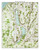 Waneta & Lamoka Lakes 1943 - Custom USGS Old Topo Map - New York - Finger Lakes