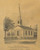 Monument Church - Deerfield Massachusetts 1855 Old Map Custom Print - Excerpt from Deerfield Town Map