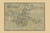Waverly Borough, Pennsylvania 1864 Old Town Map Custom Print - Luzerne Co.