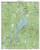 Franklin Pierce Lake 1987 - Custom USGS Old Topo Map - New Hampshire - South West