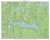 Lake Francis 1989 - Custom USGS Old Topo Map - New Hampshire - CT Lakes