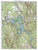 Hopkinton-Everett Reservoir 1995 - Custom USGS Old Topo Map - New Hampshire - Frank-Henn