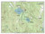 Kezar Lake and Gile Pond 1998 - Custom USGS Old Topo Map - New Hampshire - Frank-Henn