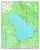 Black Lake 1986 - Custom USGS Old Topo Map - Michigan 2