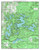Spider Lake, Arbutus Lake and Rennie Lake 1985 - Custom USGS Old Topo Map - Michigan 2