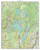 Belgrade Lakes 1956 - Custom USGS Old Topo Map - Belgrade 1956 Maine 3