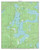 Chief Lake 1971 - Custom USGS Old Topo Map - Wisconsin 6