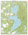 McKenzie Lakes 1982 - Custom USGS Old Topo Map - Wisconsin 6 McKenzie Lakes 1982 - Custom USGS Old Topo Map - Wisconsin 6
