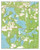 Tiger Cat Flowage 1971 - Custom USGS Old Topo Map - Wisconsin 6