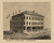 Tebbets & Fish Block, Waldoboro, Maine 1857 Old Town Map Custom Print - Lincoln Co.