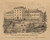 State Alms House, Bridgewater, Massachusetts 1857 Old Town Map Custom Print - Plymouth Co.