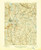 Danbury, CT 1892 (1945) USGS Old Topo Map Reprint 15x15 CT Quad 331012