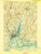 New Haven, CT 1892 (1907) USGS Old Topo Map Reprint 15x15 CT Quad 331090