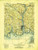 New London, CT 1921 (1921) USGS Old Topo Map Reprint 15x15 CT Quad 331108