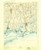 Stonington, CT 1893 (1940) USGS Old Topo Map Reprint 15x15 CT Quad 331177