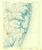 Ocean City, Maryland 1901 (1938) USGS Old Topo Map Reprint 15x15 DE Quad 257563