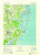 Ocean City, Maryland 1942 (1961) USGS Old Topo Map Reprint 15x15 DE Quad 257564