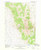 Diamond Peak, Idaho 1957 (1971) USGS Old Topo Map Reprint 15x15 ID Quad 239035