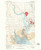Moses Lake, Washington 1956 (1960) USGS Old Topo Map Reprint 15x15 WA Quad 242436