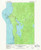 Ozette Lake, Washington 1956 (1971) USGS Old Topo Map Reprint 15x15 WA Quad 243050