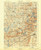 Stockbridge, Michigan 1922 (1942) USGS Old Topo Map Reprint 15x15 MI Quad 278532