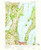 Traverse City, Michigan 1957 (1958) USGS Old Topo Map Reprint 15x15 MI Quad 278558