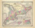 Canada West or Upper Canada - 1856 Colton World Atlas