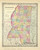 Mississippi - 1856 Colton World Atlas