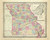 Missouri - 1856 Colton World Atlas