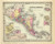 Central America - 1856 Colton World Atlas