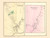 Fairfax & Georgia Villages, Vermont 1871 Old Town Map Reprint - Franklin Co.