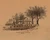 Residence of Ansel Sterling - Sharon Connecticut 1853 Old Town Map Custom Print - Excerpt from Sharon Town Map