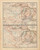 Michigan - Climatology Summer/Winter 45, Michigan 1873 Old Map Reprint - Walling State Atlas