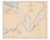 Inland Route of Navigation 1945 B Lake Michigan Harbor Chart Reprint Great Lakes 7 - 66