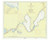 Inland Route of Navigation 1955 A Color Lake Michigan Harbor Chart Reprint Great Lakes 7 - 66