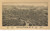 Glens Falls, New York 1884 Bird's Eye View - Old Map Reprint