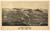 Hoosick Falls, New York 1889 Bird's Eye View - Old Map Reprint