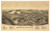 Wappingers Falls, New York 1889 Bird's Eye View - Old Map Reprint