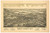 West Chazy, New York 1899 Bird's Eye View - Old Map Reprint