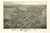 Montrose, Pennsylvania 1890 Bird's Eye View - Old Map Reprint
