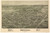 North East, Pennsylvania 1896 Bird's Eye View - Old Map Reprint