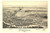 Peckville, Pennsylvania 1893 Bird's Eye View - Old Map Reprint