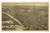 Wilkes-Barre, Pennsylvania 1889 Bird's Eye View - Old Map Reprint