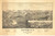 Antrim and Clinton Village, New Hampshire 1887 Bird's Eye View - Old Map Reprint