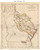 Georgia 1818 Carey - Old State Map Reprint