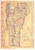 Vermont ca1850 B - White - Old State Map Reprint Vermont ca1850 B - White - Old State Map Reprint